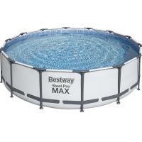 Каркасный круглый бассейн Bestway Steel Pro 56462 (549х122) с картриджным фильтром, лестницей и защитным тентом