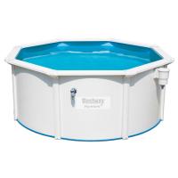 Сборный круглый бассейн Bestway Hydrium 56566 (300x120 см) с песочным фильтром, лестницей и тентом