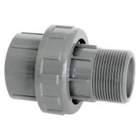 Муфта разъемная 20мм x 1/2" НР Aquaram без резинового уплотнения (25A) (7404020)