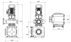 Насос с префильтром чугунный 175м3/ч PSH FDN-132V H=10 11,0кВт 400В (1FN11502V4V)