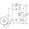 Фильтр 101м3/ч Gemas FILTREX-NORM PLUS 1800мм 5" М1,2 30м3/ч/м2 Дюз.дно+Люк+См.окно (021417)