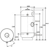 Фильтр 125м3/ч Gemas FILTREX-NORM PLUS 2000мм 5" М1,2 30м3/ч/м2 Дюз.дно+Люк+См.окно (021418)