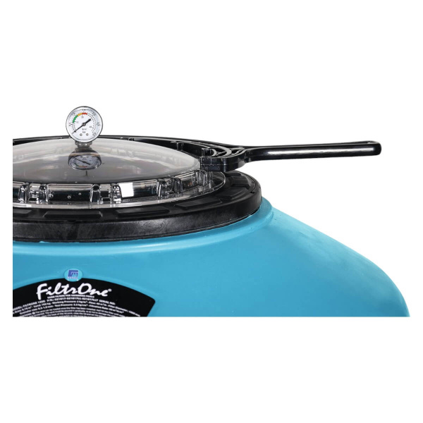 Фильтр  15м3/ч Gemas FILTRONE LLT 615мм прозр. крышка 400 с боковым вентилем 1 1/2" (021813LLT)