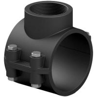 Хомут-врезка седло зажимное ПП Effast SEP010200G, d200x2"