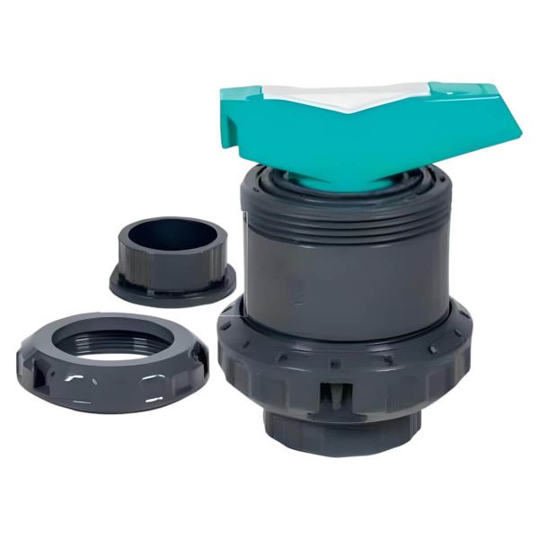 Кран шаровой  63мм Gemas HDPE-EPDM (6) (131116L), шт