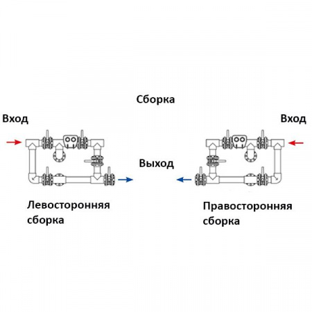 Пятикрановая обвязка Hayward HCB2504UN 250 мм