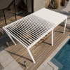 Пергола Aquaviva Авангард (отдельностоящая, руч. упр. ламелями, 3.6х5.3м, белый)