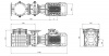 Насос с префильтром 162м3/ч PSH F-GIANT 22TRB H=10 9,2кВт 400В с бронз. раб. кол. (1FGN1250E4VTB)