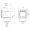 Скиммер Gemas MINI 186х180мм 1 1/2" ВР (универсал) (04213)